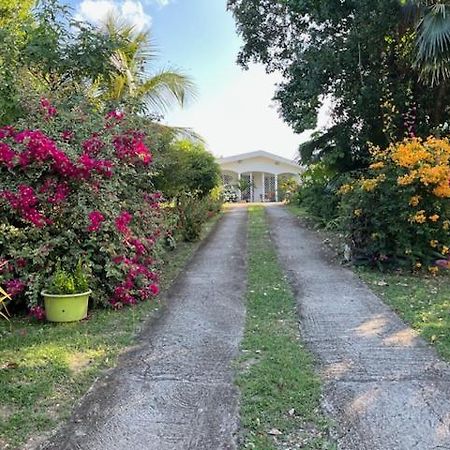 Ferienwohnung Jardin des Anges-Ch. Rose Le Moule Exterior foto