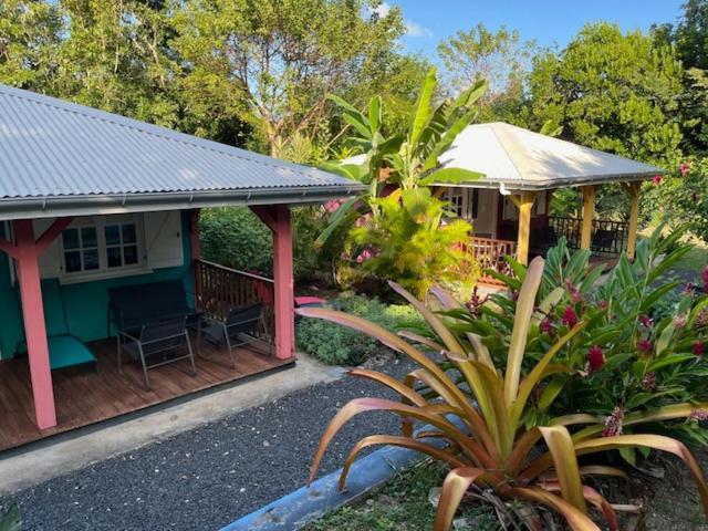 Ferienwohnung Jardin des Anges-Ch. Rose Le Moule Exterior foto