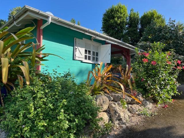 Ferienwohnung Jardin des Anges-Ch. Rose Le Moule Exterior foto